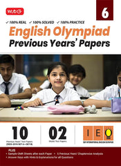 IEO Class-6 Olympiad 10 Previous Years Papers (2024-2020 Set A and B) English book by Mtg Learning