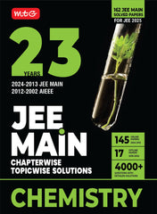 23 Years JEE MAIN Chapterwise Topicwise (2024-2002) Chemistry book by MTG Learning