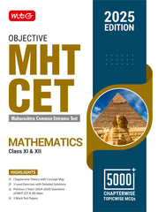 Objective MHT CET Mathematics Book for Engineering and Pharmacy Entrance Exam 2025 by MTG Learning