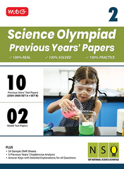NSO Class-2 Olympiad 10 Previous Years Papers (2024-2020 Set A and B) Science book by MTG Learning