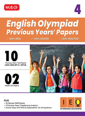 IEO Class-4 Olympiad 10 Previous Years Papers (2024-2020 Set A and B) English book by Mtg Learning