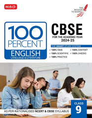 100 Percent English Language and Literature Book for Class 9 by MTG Learning