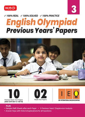 IEO Class-3 Olympiad 10 Previous Years Papers (2024-2020 Set A and B) English book by Mtg Learning