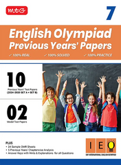 IEO Class-7 Olympiad 10 Previous Years Papers (2024-2020 Set A and B) English book by Mtg Learning