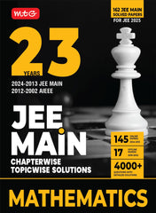 23 Years JEE MAIN Chapterwise Topicwise (2024-2002) Mathematics book by MTG Learning