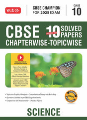 CBSE 10 Years (2024-2015) Chapterwise Topicwise Science Book for Class 10 by MTG Learning