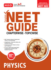 Complete NEET Guide Physics Book For 2025 Exam with 10 Years Chapterwise Questions (PYQs) with Detailed Solutions book by MTG Learning