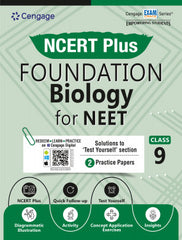 NCERT Plus Foundation Class 9 Biology for NEET book by Cengage