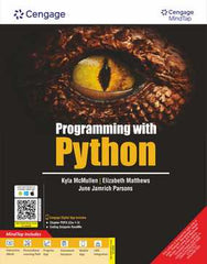Programming with Python with MindTap Book by Cengage