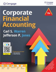 Corporate Financial Accounting (16E) Book by Cengage