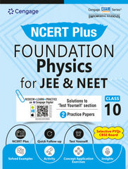 NCERT Plus Foundation Class 10 Physics for JEE and NEET book by Cengage