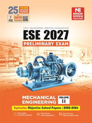 ESE 2027: Preliminary Exam: Mechanical Engineering Objective Solved Paper Vol-2 book by Made Easy