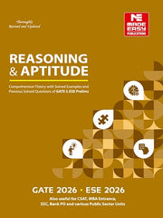 Reasoning and Aptitude book for GATE and ESE-2026 by Made Easy