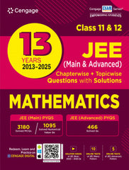 13 Years’ JEE (Main & Advanced) (2013-2025) Chapterwise & Topicwise Mathematics Solved Questions book by Cengage