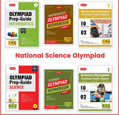 Class-1 (Mathematics and Science) IMO-NSO Olympiad Workbook, Prep-Guide and Previous Years Papers (6 in 1 Combo) book by MTG Learning