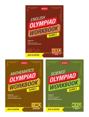 NSO-IMO-IEO Class-2 Olympiad Workbook Combo For 2025-26 Exam with MCQs and Achievers Section by MTG Learning