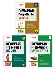 Olympiad Prep-Guide Class-6 Mathematics, Science and English (Set of 3 Books) by MTG Learning