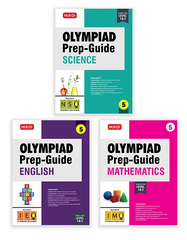 Olympiad Prep-Guide Class-5 Mathematics, Science and English (Set of 3 Books) by MTG Learning
