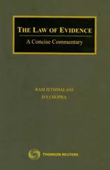 Thomson Reuters's The Law of Evidence - A Concise Commentary - Book (Hardcover) By Ram Jethmalani, D S Chopra