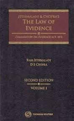 Thomson Reuters's The Law of Evidence (In 2 Volumes) - Books By Ram Jethmalani, D S Chopra