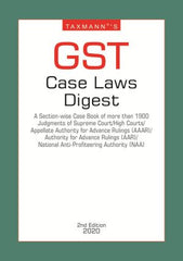 GST Case Laws Digest book by Taxmann