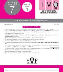 IMO Class-7 Olympiad Previous Years Papers (PYP) Mathematics with Sample OMR Sheet - Book By MTG Learning