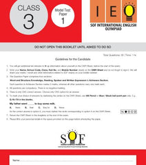 IEO Class-3 Olympiad Previous Years Papers (PYP - Set A and B) English Book by MTG Learning