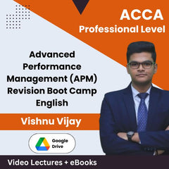 ACCA Professional Level Advanced Performance Management (APM) Revision Boot Camp Video Lectures in English by Vishnu Vijay (Download)