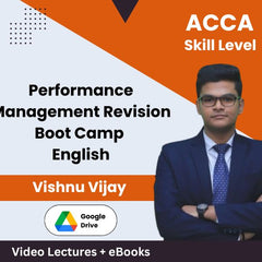 ACCA Skill Level Performance Management Revision Boot Camp Video Lectures in English by Vishnu Vijay (Download)