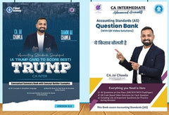 CA Inter Advanced Accounts (AS Trump + AS Question Bank) Book Set by CA Jai Chawla