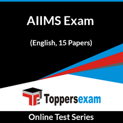 AIIMS Exam Online Test Series (English, 15 Papers)
