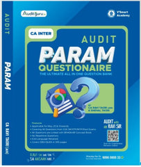 CA Inter Audit PARAM Question Bank Book by CA Ravi Taori