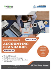 CA Inter (2023 Scheme) Accounting Standards Book by CA Vinod Kumar Agarwal
