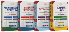 Commercial's Padhuka's (Practical Learning Series) Paper 1 to 4 Combo Book Set for CA Foundation by CA G Sekar
