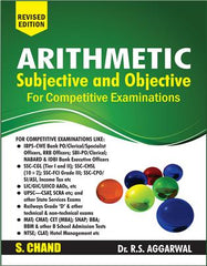 Arithmetic for Competitive Examinations book by Dr. R.S. Aggarwal