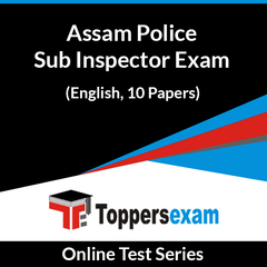 Assam Police Sub Inspector Exam Online Test Series (English, 10 Papers)