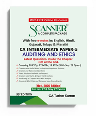 Shuchita Prakashan's CA Inter Paper 5 (Auditing and Ethics) Scanner - Book By CA Tushar Kumar