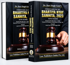 Dr. Hari Singh Gaur's Commentaries on Bharatiya Nyay Sanhita, 2023 (Set of 2 Volumes) - Books By Law Publishers