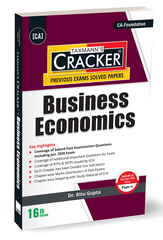 Taxmann Essentials Combo Business Economics (Study Material + Cracker - Set of 2 Books) for CA Foundation