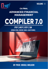 CA Final AFM Compiler Book 7.0 (Volume I & II) by Prof Rahul Malkan