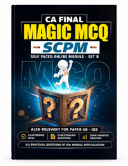 CA Final SCPM (SET B) MCQ Book By CA Sankalp Kanstiya