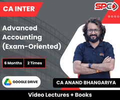 CA Inter Advanced Accounting (Exam-Oriented) Video Lectures by CA Anand Bhangariya (Google Drive, 6 Months, 2 Times)
