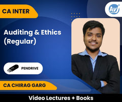 CA Inter Auditing & Ethics (Regular) Video Lectures by CA Chirag Garg (Pendrive)