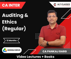 CA Inter Auditing & Ethics (Regular) Video Lectures by CA Pankaj Garg (Google Drive, 12 Months)
