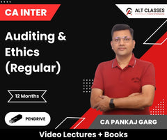 CA Inter Auditing & Ethics (Regular) Video Lectures by CA Pankaj Garg (Pen Drive, 12 Months)