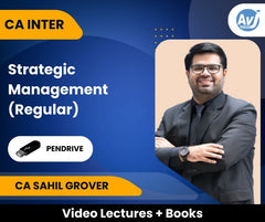CA Inter Strategic Management (Regular) Video Lectures by CA Sahil Grover (Pendrive)