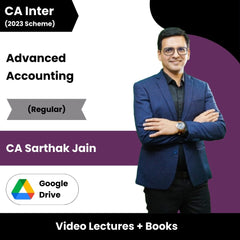 CA Inter Advanced Accounting (Regular) Video Lectures by CA Sarthak Jain (Google Drive)