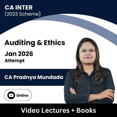 CA Inter (2023 Scheme) Auditing & Ethics Video Lectures by CA Pradnya Mundada for Jan 2026 Attempt (Online)
