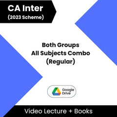 CA Inter (2023 Scheme) Both Groups All Subjects Combo (Regular) Video Lectures (Google Drive)