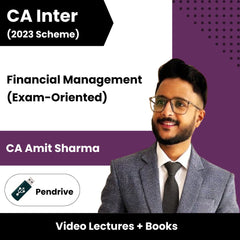 CA Inter Financial Management (Exam-Oriented) Video Lectures by CA Amit Sharma (Pendrive)